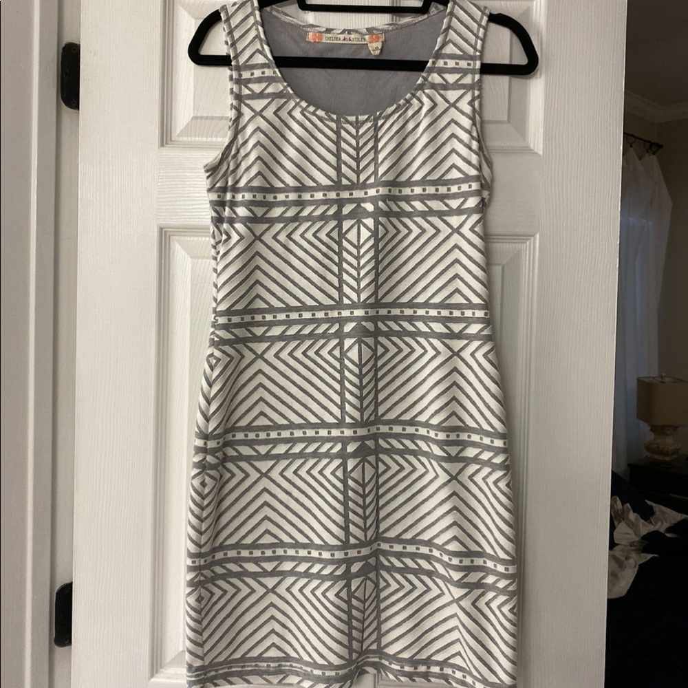 Chelsea Violet Aztec dress